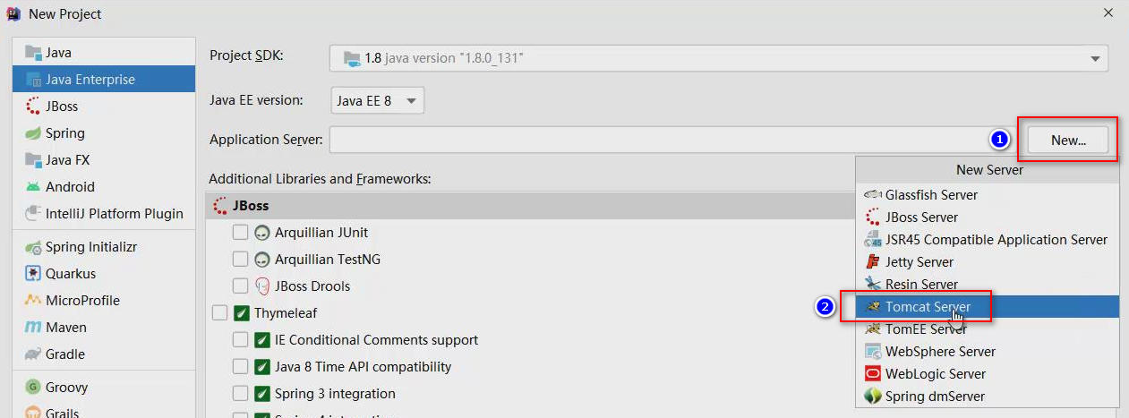 使用IDEA開發配置Java Web的初始化過程