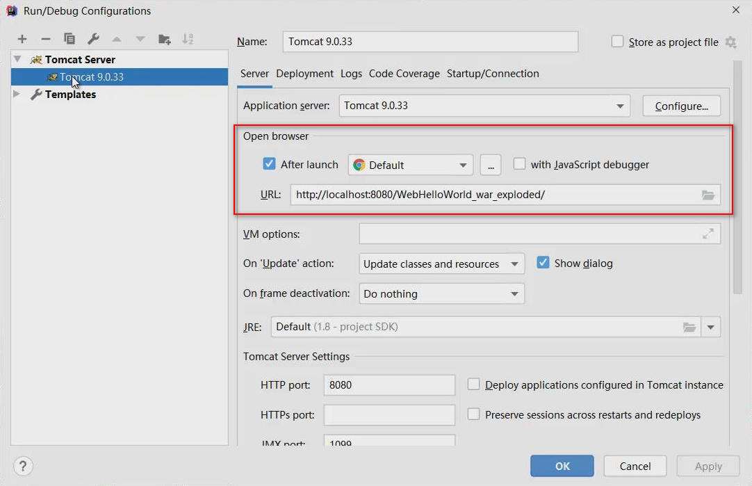 使用IDEA開發配置Java Web的初始化過程