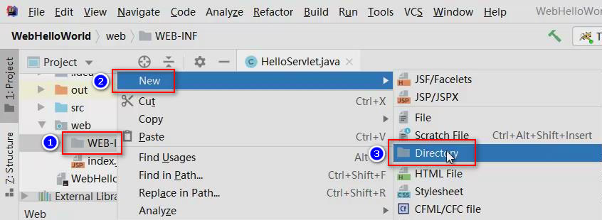 使用IDEA開發配置Java Web的初始化過程