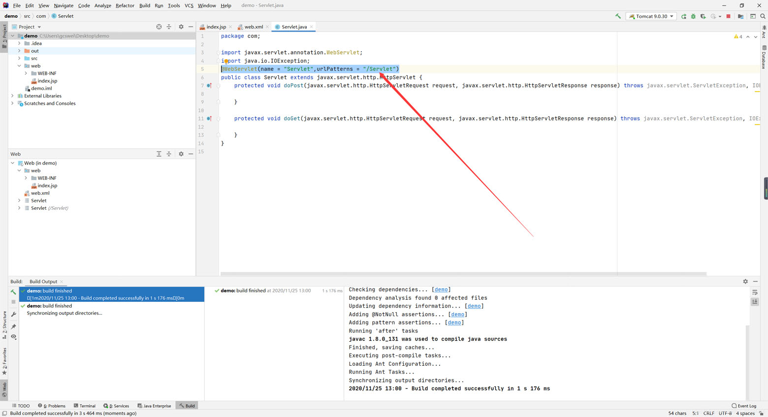 IDEA2020.2.3中創(chuàng)建JavaWeb工程的完整步驟記錄