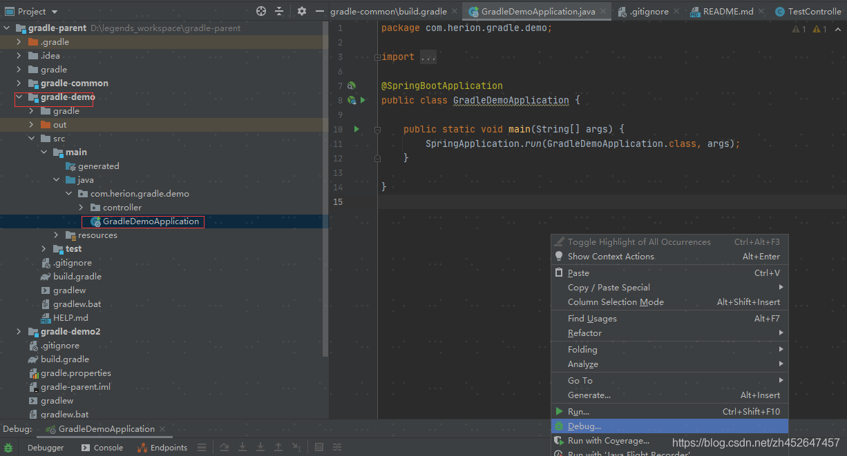 IDEA 2020.2 +Gradle 6.6.1 + Spring Boot 2.3.4 創(chuàng)建多模塊項目的超詳細(xì)教程