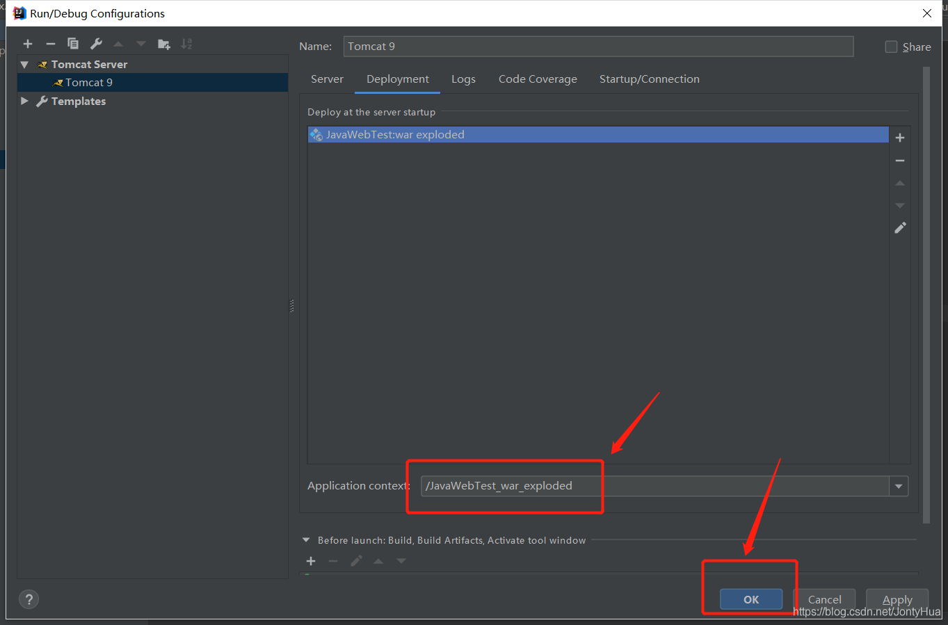 如何在IntelliJ IDEA 2018上配置Tomcat并運行第一個JavaWeb項目