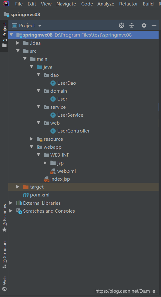 IDEA實(shí)現(xiàn) springmvc的簡單注冊登錄功能的示例代碼