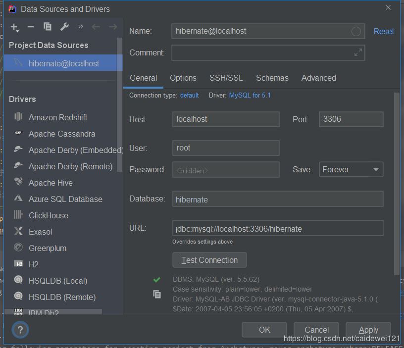 Idea+maven搭建SSH(struts2+hibernate5+spring5)環境的方法步驟
