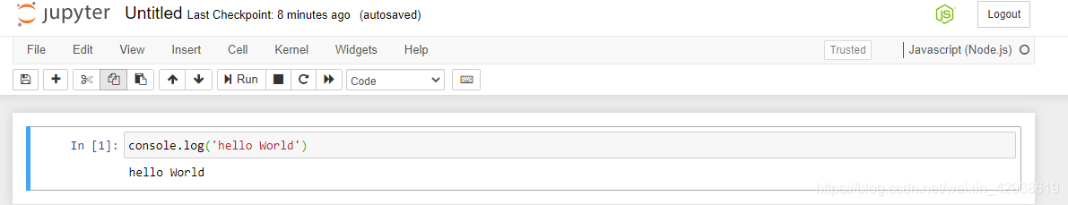Jupyter Notebook運行JavaScript的方法