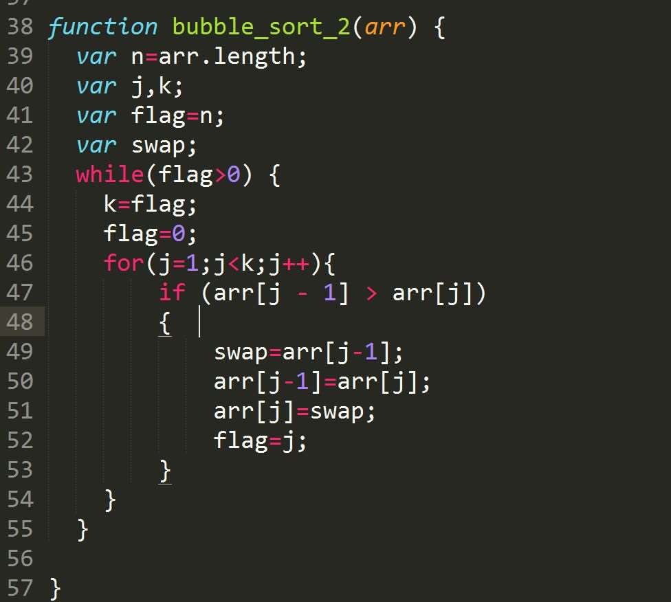 通過實例解析JavaScript常用排序算法