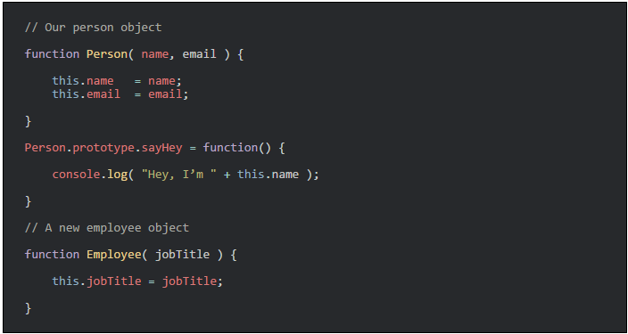 JavaScript 中的面向對象編程