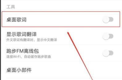 網(wǎng)易云桌面歌詞開(kāi)啟教程