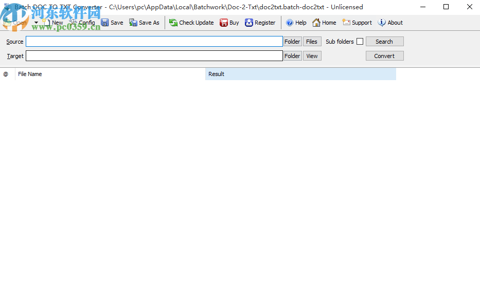Batch DOC to TXT Converter將Word轉換為TXT的方法步驟