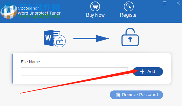 Cocosenor Word Unprotect Tuner移除Word文件密碼的方法