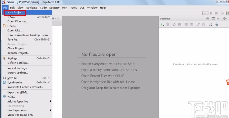 phpstorm創(chuàng)建新項目的操作方法