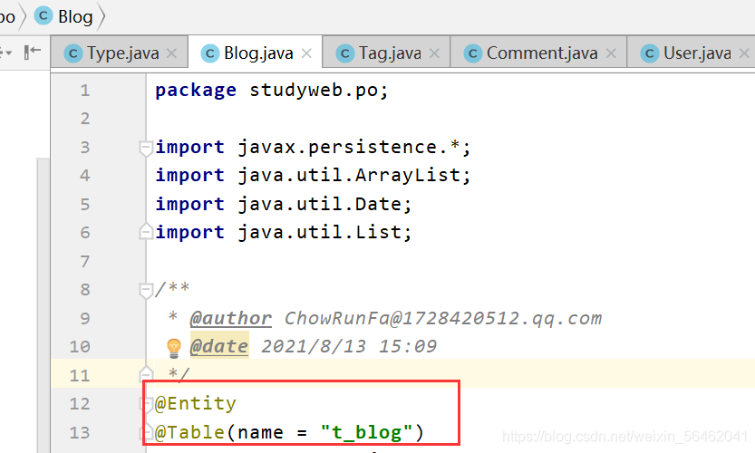 spring boot 日志/頁面處理、實體類構建、后臺管理功能的實現