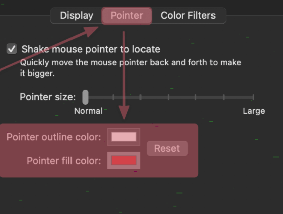 macOS鼠標(biāo)指針樣式設(shè)置方法介紹