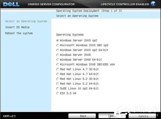 戴爾DELL服務器是如何安裝Win2003系統的?