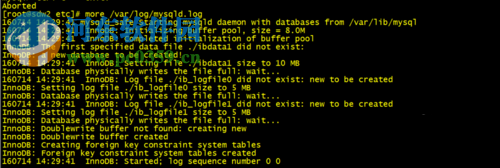 linux下啟動mysql服務的方法