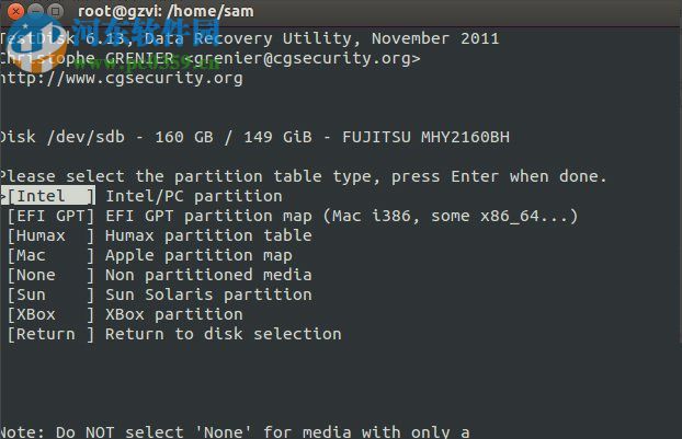 Linux分區(qū)表恢復(fù)的方法