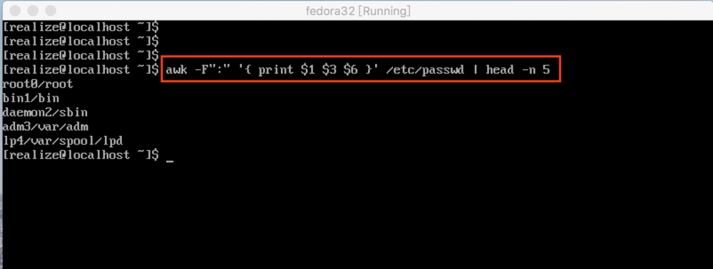 Linux系統中使用awk命令處理文字數據具體操作方法