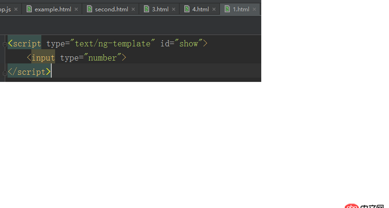 html5 - angularjs中外部模版加載無法使用