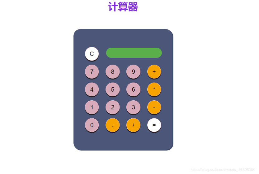 js實(shí)現(xiàn)計(jì)算器功能