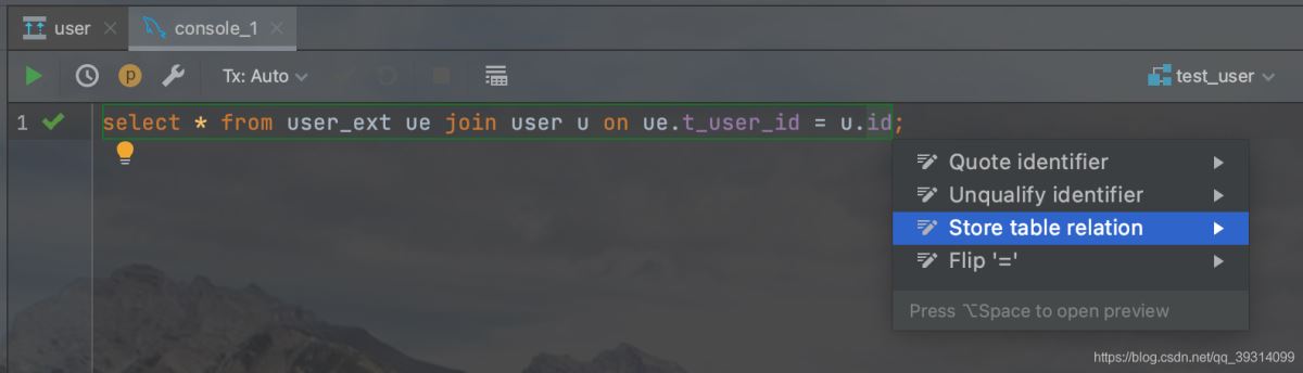 使用idea的database模塊繪制數據庫er圖的方法