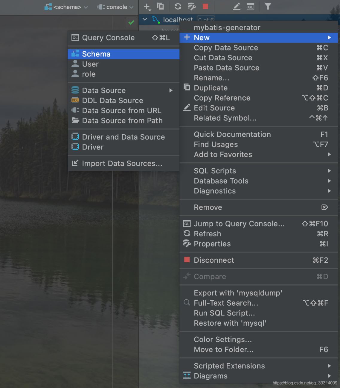 使用idea的database模塊繪制數據庫er圖的方法