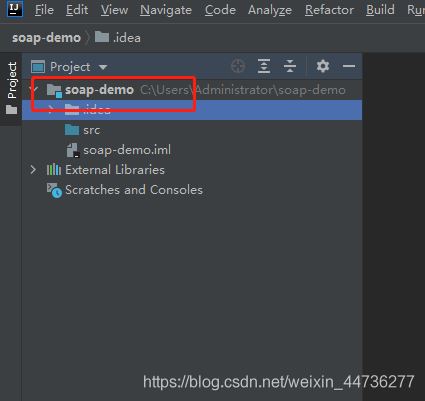 IDEA利用自帶Axis工具和wsdl文件反向生成服務(wù)端客戶端代碼圖文詳解