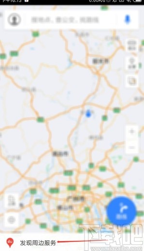 百度地圖app搜索附近商場(chǎng)的方法