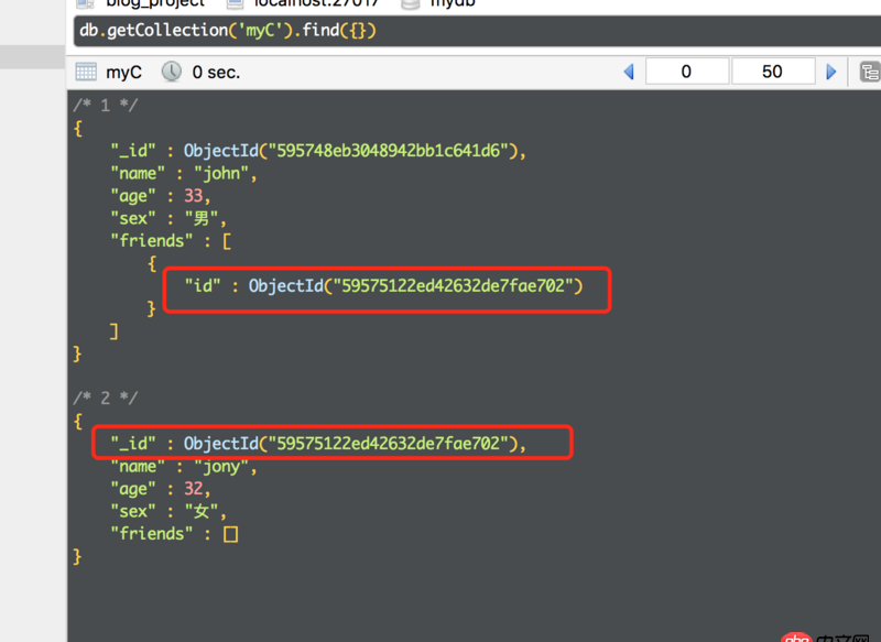 javascript - mongodb 引用 刪除數(shù)據(jù)時(shí)無(wú)法刪除引用