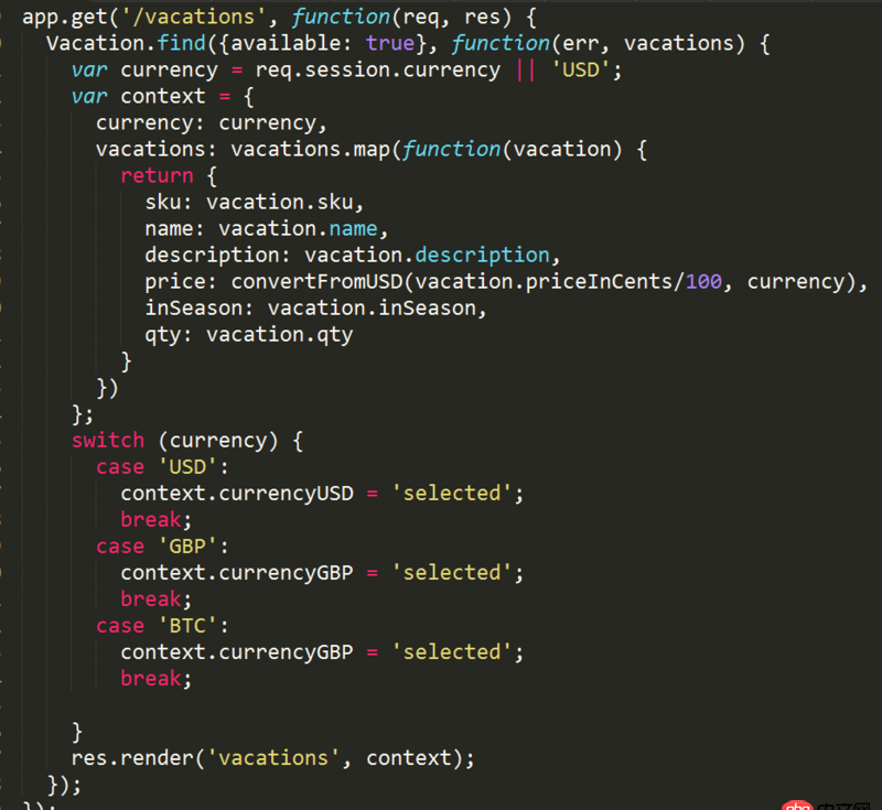 javascript - Node與Express開發中的用MongoDb存儲會話數據問題,按照書敲的,出現了如下問題,搜索已久找不到答案,特意想大家請教