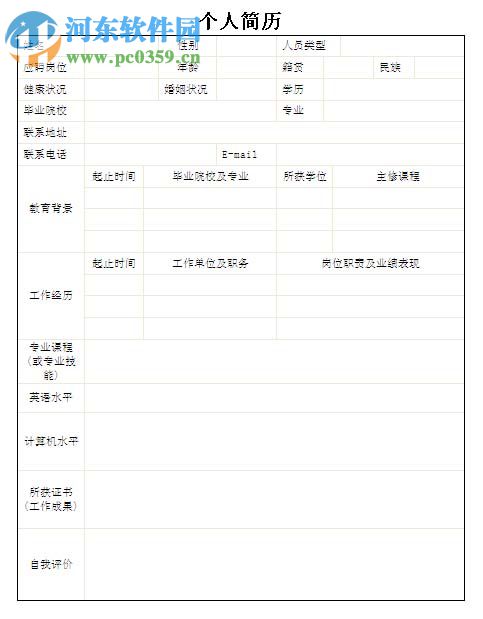 Word設(shè)計(jì)個(gè)人簡(jiǎn)歷的教程