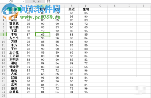 EXCEL標示相同值的方法
