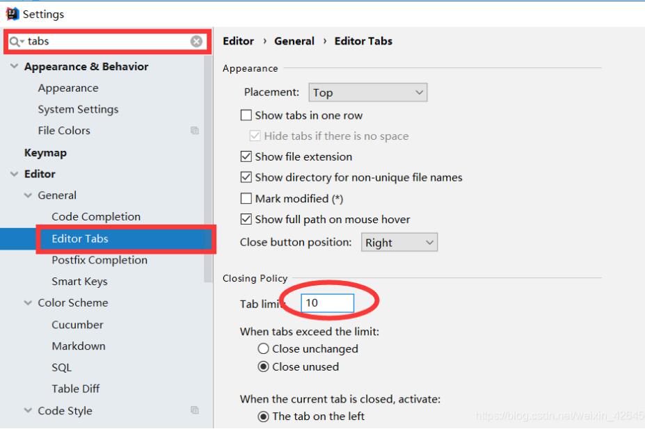 IDEA標(biāo)簽tabs多行顯示的設(shè)置