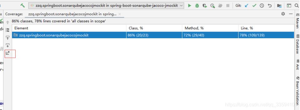 在idea中使用JaCoCo插件統(tǒng)計單元測試覆蓋率的實現(xiàn)
