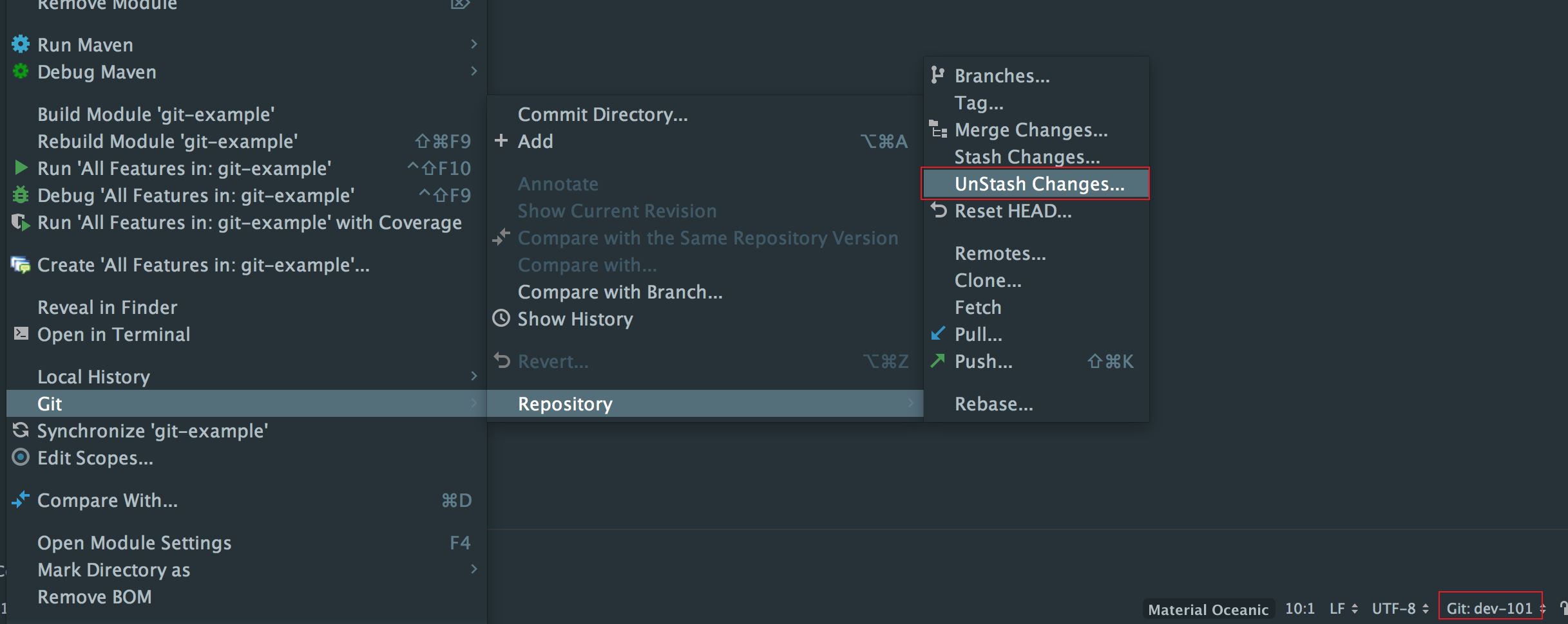IDEA Git Stash 使用詳解