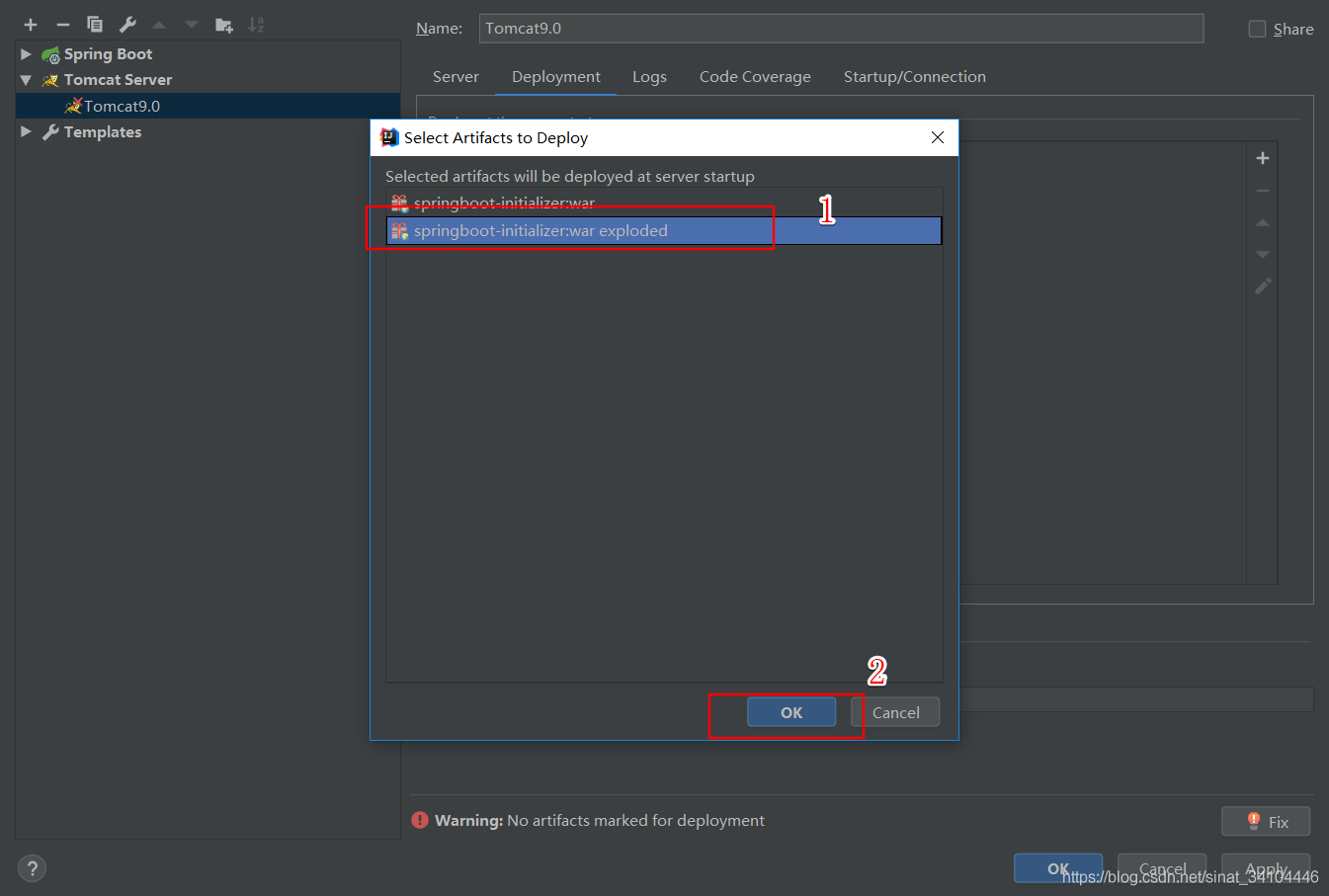 IDEA 配置Tomcat服務器和發布web項目的圖文教程