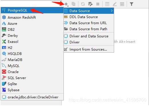 IDEA連接postgressql數據庫操作