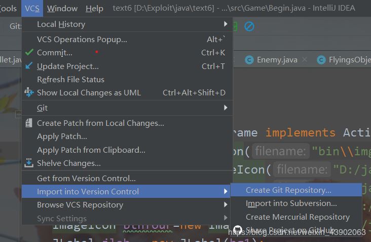 如何把idea中的項(xiàng)目導(dǎo)入github倉(cāng)庫(kù)中(圖文詳解)