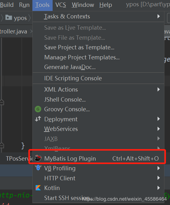 在IDEA中安裝MyBatis Log Plugin插件,執行mybatis的sql語句(推薦)