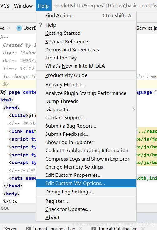 IDEA中Tomcat在控制臺亂碼問題及IDEA編碼設置UTF-8的方法