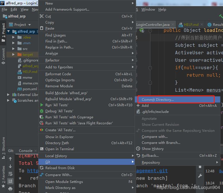 idea2020.1版本git提交項目到github上的方法