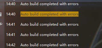 IDEA下Maven的pom文件導入依賴出現(xiàn)Auto build completed with errors的問題