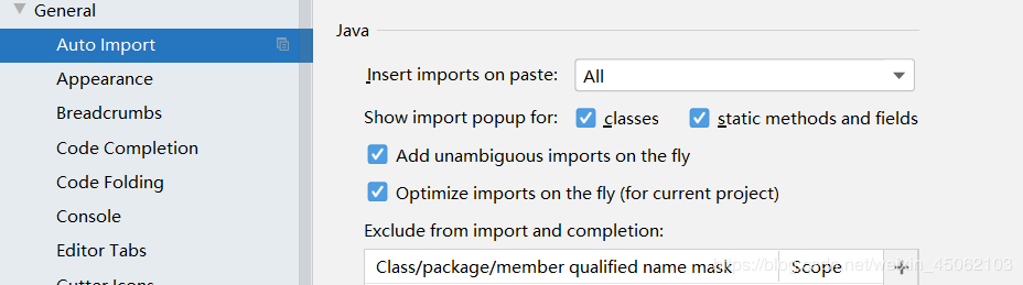 idea2020.1 常用設置圖文詳解