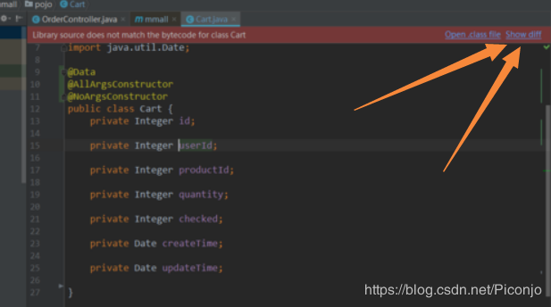 IDEA下因Lombok插件產生的Library source does not match the bytecode報錯問題及解決方法(親測可用)
