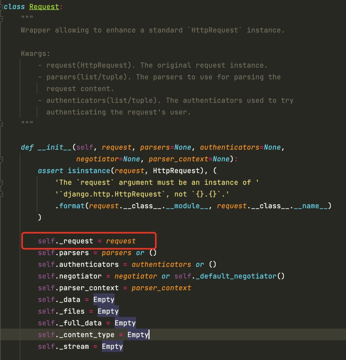 Django drf請求模塊源碼解析