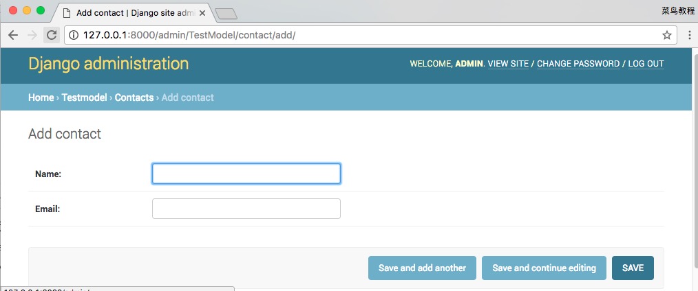 Django Admin 管理工具的實現(xiàn)