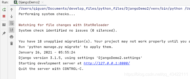 學點簡單的Django之第一個Django程序的實現