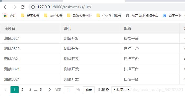 django Layui界面點擊彈出對話框并請求邏輯生成分頁的動態表格實例