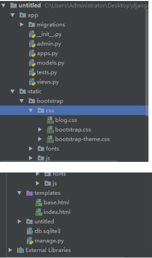 Django+boostrap 美化admin后臺的操作