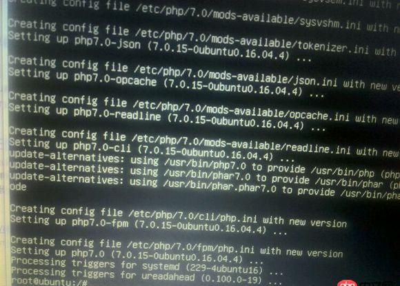 ubuntu16.04LTS安裝php7.0