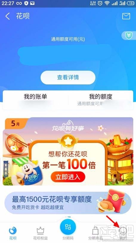 支付寶花唄當(dāng)面花如何查看賬單明細(xì)？